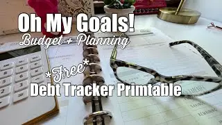 Debt Payoff Tracker - FREE Printable / Digital Download | Oh My Goals Budget and Planning
