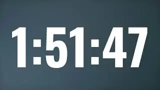 2 Hour Study Timer  Focus Countdown---No Music,No Talking