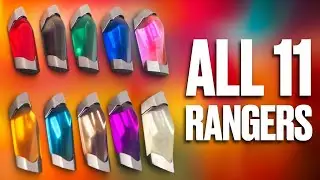 The 11 Power Rangers - Power Rangers Dino Charge