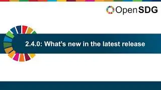 Open SDG: release 2.4.0