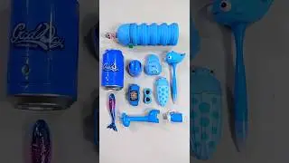 Elegant Blue Stationery Items 💙, Pencil box, pens, eraser #stationary #backtoschool #schoolsupplies