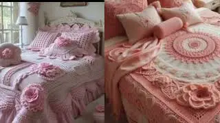 beautiful crochet bad sheet ideas/share ideas/AB-E-HAYAT