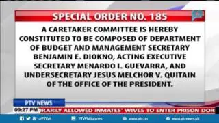 Palace creates caretaker committee