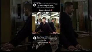 Cenk agradeceu aos f&atilde;s pelo carinho, e que se sente   motivado.  (No X  eu amo todos voc&ecirc;s ❤️)