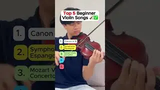 5 EASIEST Violin Pieces you should learn