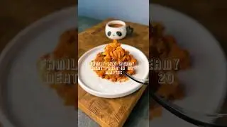 Family-Size Creamy Meat Pasta in 20 Minutes 🍝