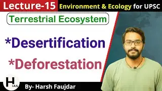E15: Desertification & Deforestation | Environment for UPSC