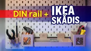 IKEA SK&Aring;DIS Upgrade ⚙️ DIN Rail Modular Storage System