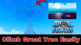 How to Climb Great Tree without Using Any Fruit Power or Transformation || #bloxfruits #gaming