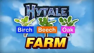 Birch, Beech & Oak Tree Farm Layouts - Hytale