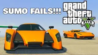 THESE SUMO FAILS ARE INSANE!! - GTA V FUNNY MOMENTS