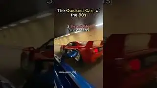 The QUICKEST Cars of the 80s!