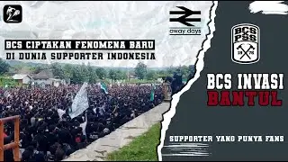 FENOMENA UNIK BCS.. Invasi BANTUL Bernyanyi Lantang Diluar Stadion ~ Supporter Yang Punya Fans