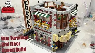 LEGO Bus Terminal Building Series Part 4 of 5, Bus Terminal 2nd Floor