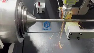 [SteviS Laser] Small diameter steel round tube laser cutting machine | Cutting samples for customer