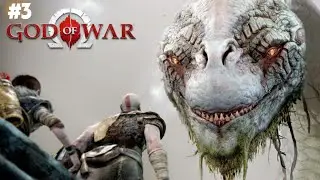 MEETING THE WORLD SERPENT—God of War Gameplay Part 3