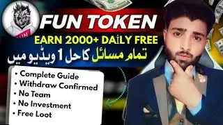 Fun Token Free Earning🤑 | Confirmed Withdraw | Telegram Bot Complete Guide | Fun Token Quiz Answers