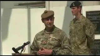 Troops Mark the End of Latest Afghan Tour 10.04.13