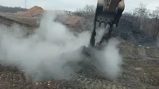 Caterpillar 349 E wygaszanie pożaru 
