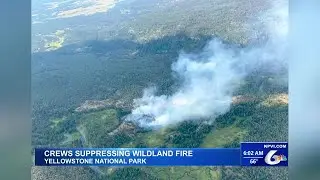 Fire Officials Are Dealing with a Forest Fire in Yellowstone National Park