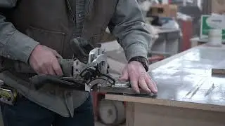 Inside a high-end customer woodshop