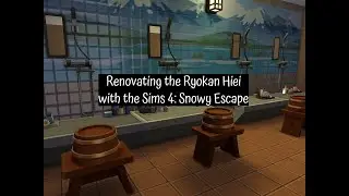 I renovated my Ryokan Hiei build with the Sims 4 Snowy Escape!