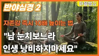 듣기만 하세요 아침이 달라집니다 ㅣ 남 눈치만 보다가 인생 끝납니다ㅣ이야기로 풀어보는 반야심경 ㅣ고민과 스트레스가 사라집니다 ㅣ사연ㅣ심리치료ㅣ마음챙김ㅣ오디오북 ㅣ치유 롱폼ㅣ