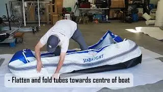 Disassembling a SeaBright Marine 290P Inflatable Boat!