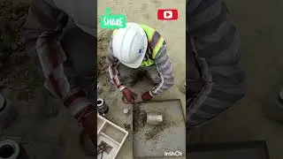Dry density of soil compaction test by core cutter method at construction site.