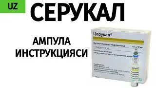 СЕРУКАЛ АМПУЛА ИНСТРУКЦИЯСИ. #серукал #қусишгақарши #метоклопрамид #серукалинструкцияси