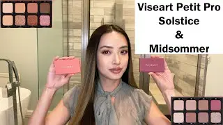 Viseart Solstice and Midsommer Palettes Swatches and A Look
