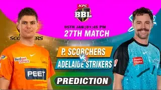 Perth Scorchers vs Adelaide Strikers LIVE | BBL Live Match Commentary Today | SCO vs STR
