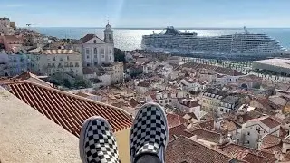 Walking Around the Empty Streets of Lisbon
