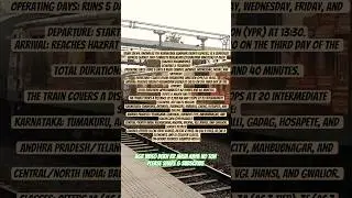 12649 Toofan Sampark Kranti Express*Yesvantpur to Nizamuddin Longest Running Train*#railtrack #train
