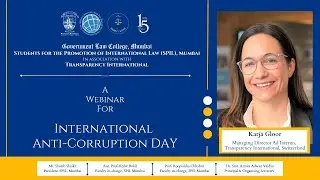 GLC-SPIL | Guest Webinar with Katja Gloor | Transparency International Switzerland