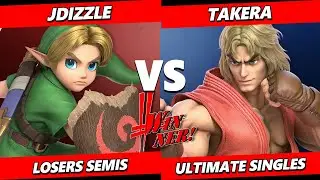 Winner! 19 Losers Semis - Jdizzle (Young Link) Vs. takera (Ken) SSBU Ultimate Tournament