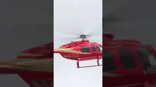 a nice Bell-407 👌do you see something 👀 different?#helicopters