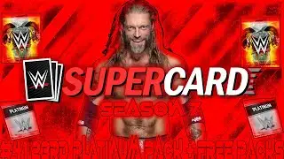 WWE SuperCard S7 #41 23rd Platinum Pack & Free Packs