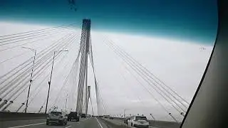 former widest bidge in the world port mann bridge surrey,canada