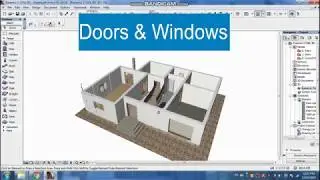 VILLA Design in ArhiCAD (Doors & Windows)/ Proiectare VILA in ArhiCAD (Usi si Ferestre)/окна и двери