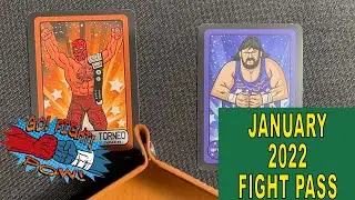 January 2022 Fight Pass Cards Unboxing & Gameplay | GO.FIGHT.POW! | INTERGALACTIC FIGHT CLUB