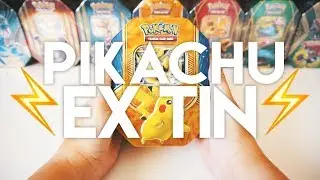OPENING A POK&Eacute;MON PIKACHU EX TIN!