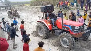 25 फुट लंबा टोचन देखने आ गया पूरा गांवों खतरनाक जिद पड़ी भारी Mahindra605 Vs 275