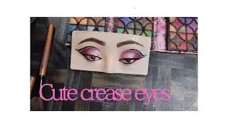 cut crease eyes makeup look, easy cut crease eyes makeup 💄@AnKnook