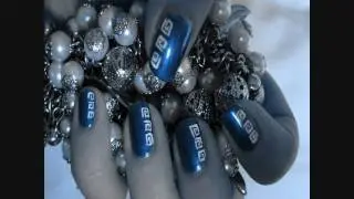 'Greek' nail art tutorial (easy)