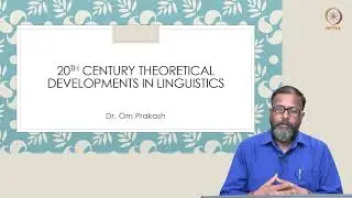 20th Century Theoretical Developments in Linguistics