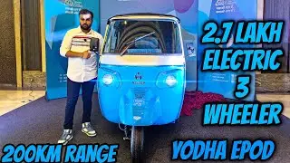 Electric Auto - 2025 Yodha EPod Electric 3 wheeler | Full Review | Range,Features,Battery & Price