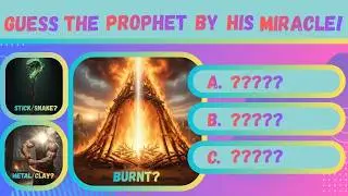 Guess the Prophet by His Miracle 🤯✨ || Islamic Quiz Challenge || Can you Score 20/20?🔥