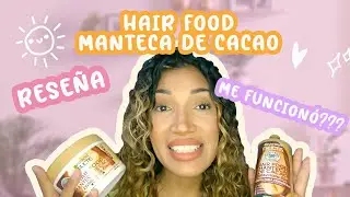 Reseña HAIR FOOD MANTECA DE CACAO para cabello rizado