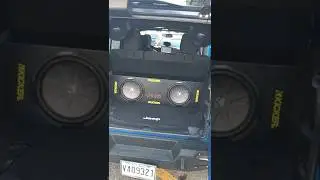 Jingle Bells Electronics JEEP Audio System #jeep #caraudio #jeepupgrades #subwoofer #jbeaudio  #jbl